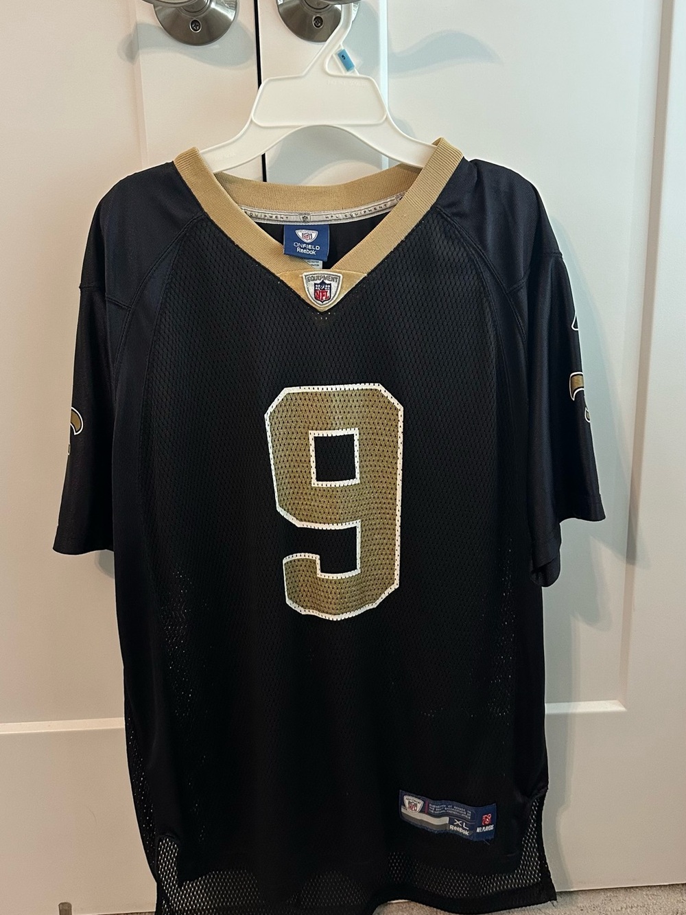 Reebok On Field NFL Drew Brees Jersey